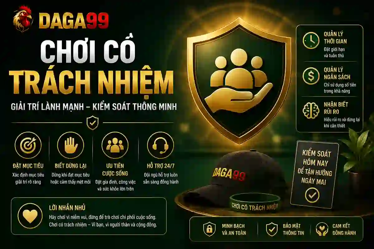 Chơi có trách nhiệm tại Daga99